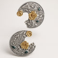 Chand Crescent Moon Statement Studs