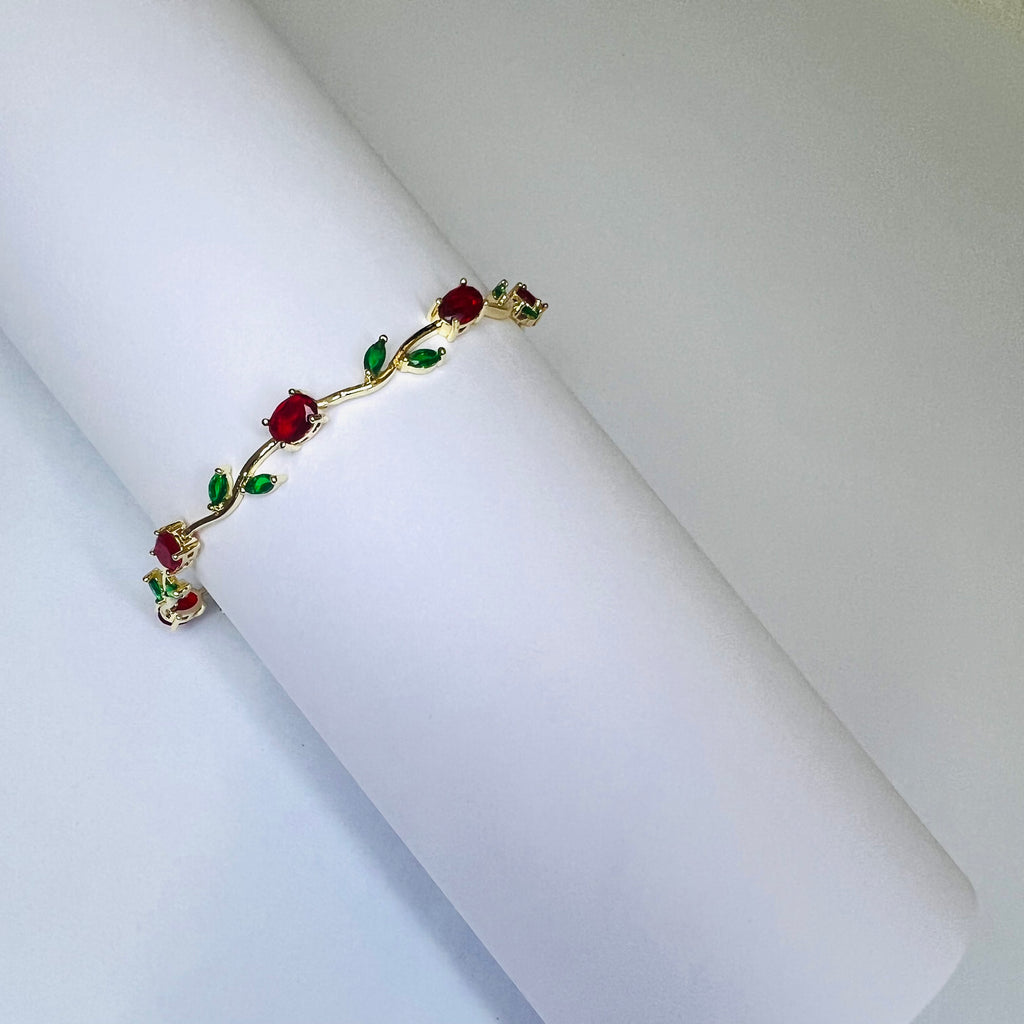 Dream Karigiri Tulip Bracelet Red & Green