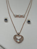 Dream Karigiri Heart Rose Gold Pendant