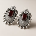 Meenakshi Maroon Drop Earrings