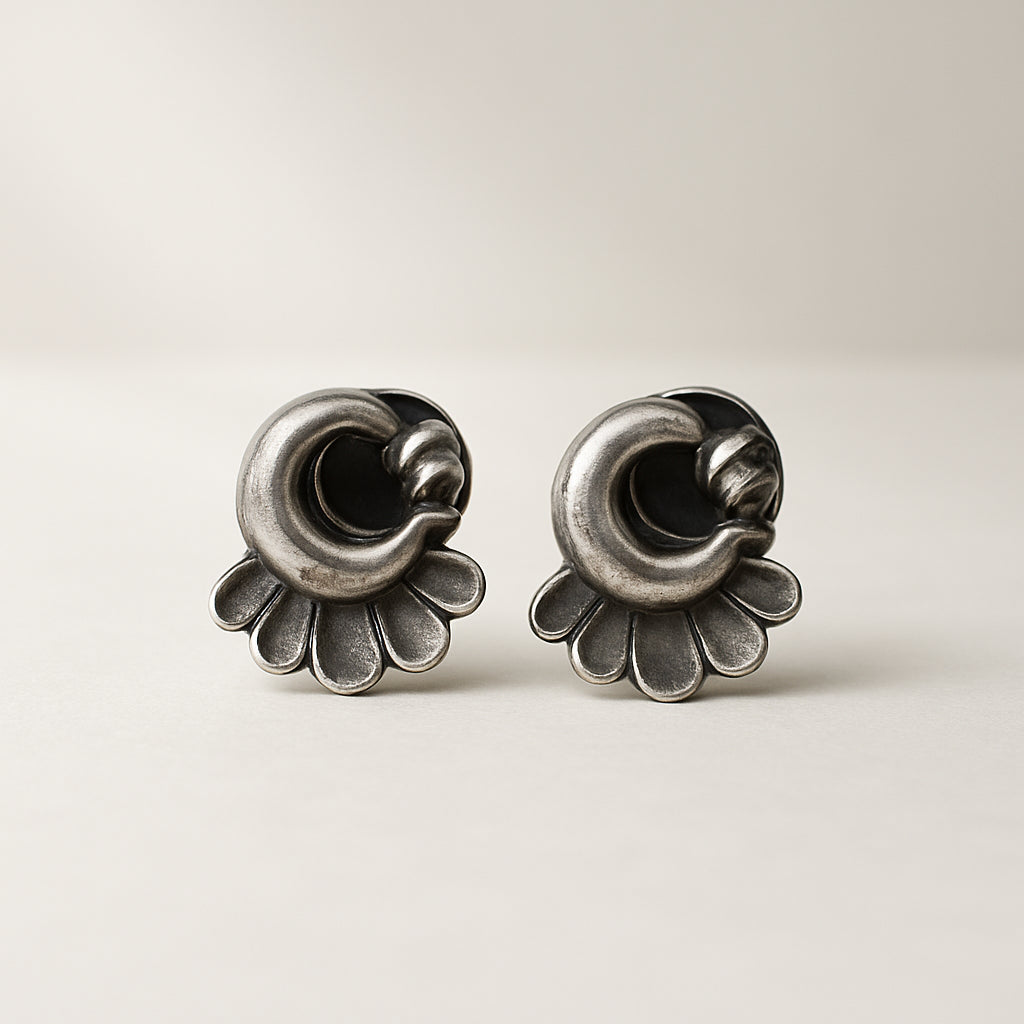 Silver Blossom Petite Studs