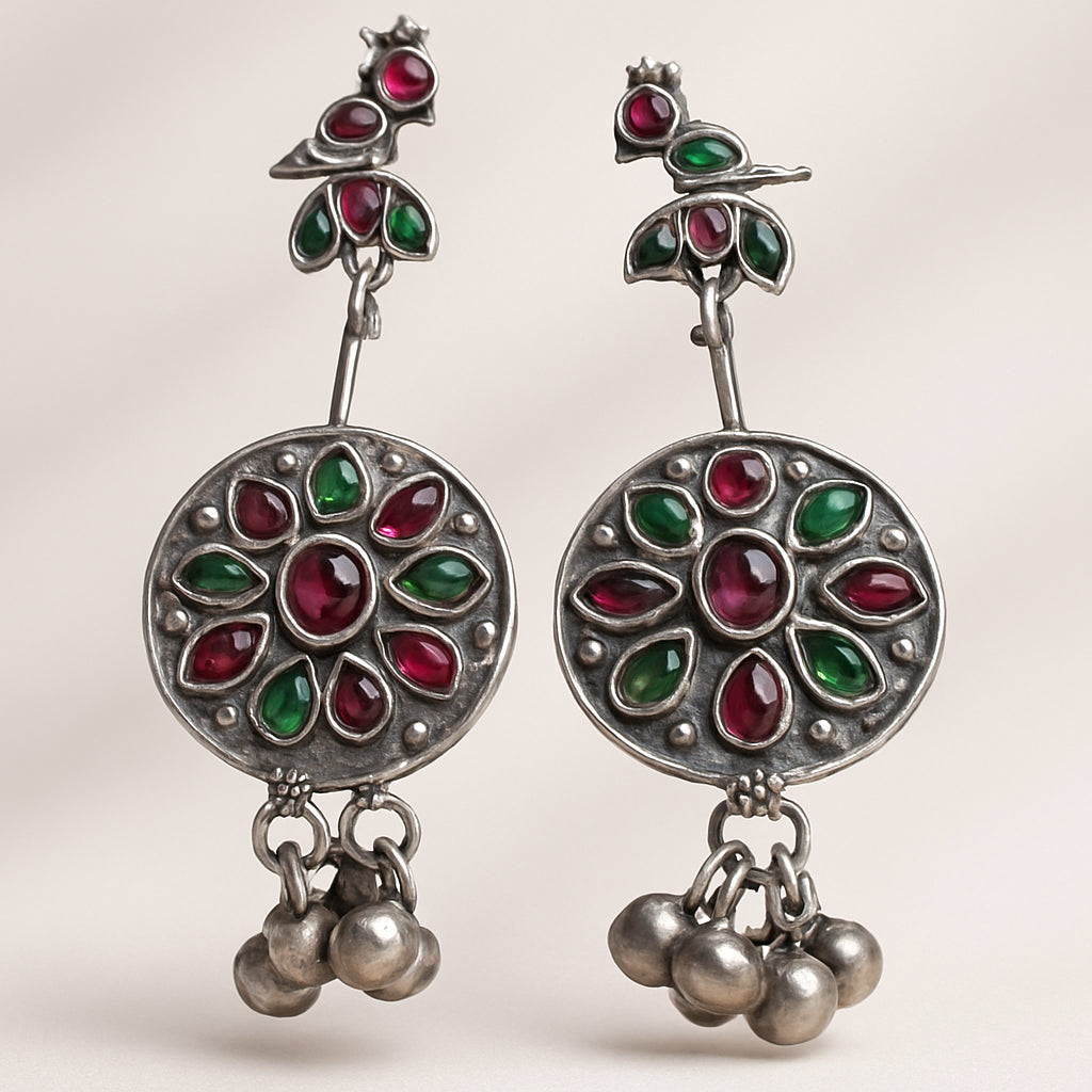 Red & Green Petal Coin Drops