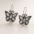 Titli Butterfly Kundan Earrings