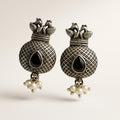 Matki Pot Jhumka — Onyx Black