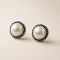 Classic Pearl Silver Studs